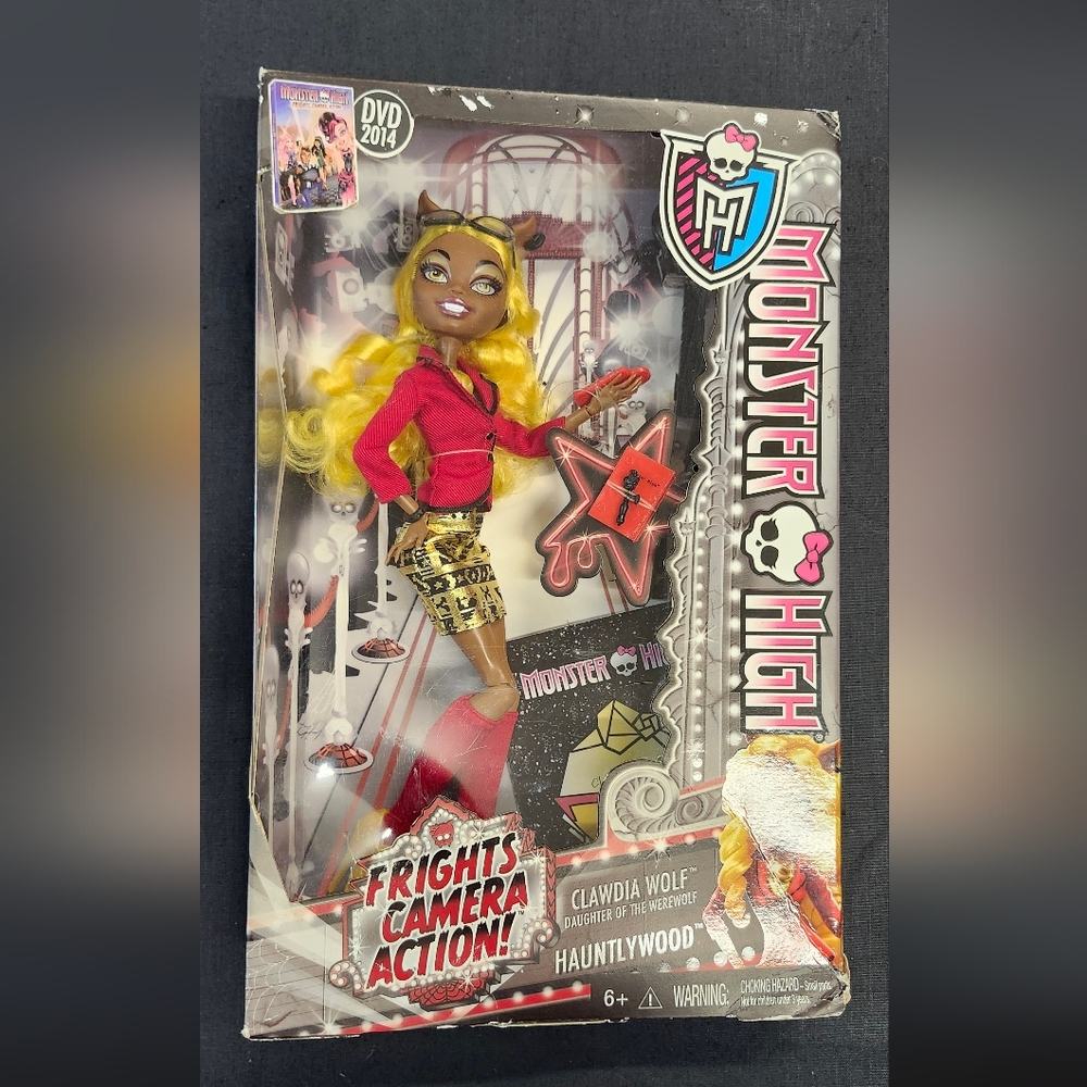 Clawdia Wolf - Frights, Camera, Action! Monster High - Mattel - 2013 * NRFB